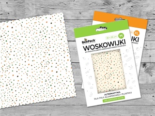 KOLOROWE GROSZKI - woskowijka pojedyncza XL