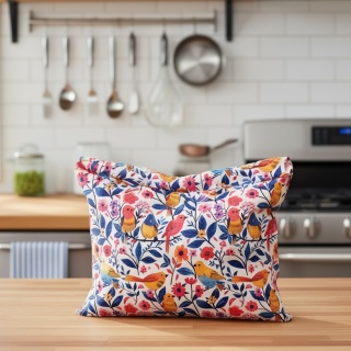 WOSKOWOREK BIRDS - ekologiczny worek XL 36x32 cm