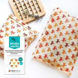 ZESTAW WOSKOWORKÓW LISKI (2 woskoworki L+XL)